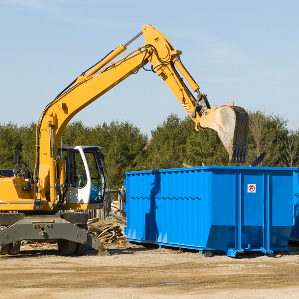 are there any restrictions on where a residential dumpster can be placed in Braceville IL